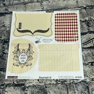 Teresa Collins Journal-It 12 Die Cuts Total - 3 sets of die cuts